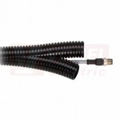 WST NW 29 dělená kabelová hadice "CONFIX", průměr 27,3/35,5mm, černá UV stabilní, polypropylen -40 až +105°C  (31235)