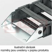 KA 35102 řetězové zakončení (1díl), (s otvory), pro vnitřní š=102mm, pro řetěz MP 35, NEREZ (MR-035000008400)