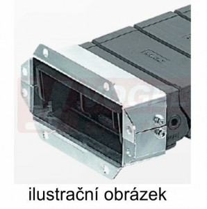 FL 36125 řetězové zakončení, příruba, pro vnitřní š=125mm, pro řetěz MP 36G, NEREZ (MR-0360125056)