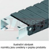 KA25125 C řetězové zakončení (s čepy), pro vnitřní š=125mm, pro řetěz MP 25G, pozink. (MR-025000002100)