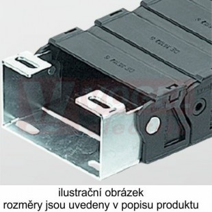KA 36125 C řetězové zakončení (s čepy), pro vnitřní š=125mm, pro řetěz MP 36G, NEREZ (MR-036000002700)
