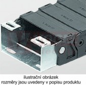 KA 36125 C řetězové zakončení (s čepy), pro vnitřní š=125mm, pro řetěz MP 36G, NEREZ (MR-036000002700)