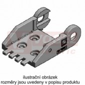 KA/Z 18.4 025 řetězové zakončení (s otvory), pro vnitřní š=25mm, plast, pro řetěz MP 18.4 (MR-018400005200)