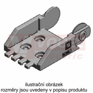 KA/Z 18.4 025 řetězové zakončení (s čepy), pro vnitřní š=25mm, plast, pro řetěz MP 18.4 (MR-018400005300)