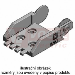 KA/Z 18.4 025 řetězové zakončení (s čepy), pro vnitřní š=25mm, plast, pro řetěz MP 18.4 (MR-018400005300)