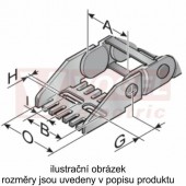 KA/Z 3005/ESD řetězové zakončení (s otvory), pro vnitřní š=101mm, plast, pro řetěz MP 3000, barva šedivá, ESD=prostředí s nebezpečím výbuchu (MR-030000008870)