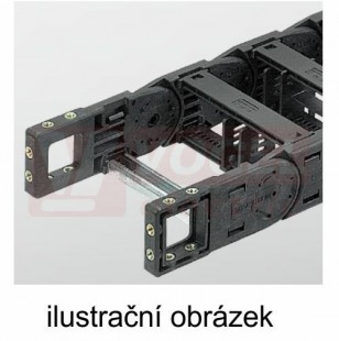 KA 41-FG řetězové zakončení se závitovými vložkami, pro vnitřní š= 45-546mm, plast, MP 41, 41.1, 41.2, 41.3 (MR-0411000055)