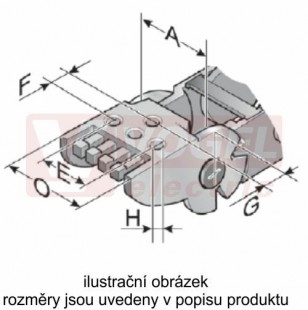 KA14.020/ESD řetězové zakončení (s otovry), pro vnitřní š=20mm, plast, pro řetěz MP 14, MP 15, barva šedivá, ESD=pro prostředí s nebezpečím výbuchu (MR-014000005270)