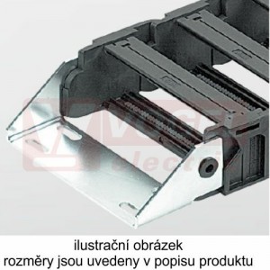 KA 35150 řetězové zakončení (s otvory), pro vnitřní š=150mm, pro řetěz MP 35, pozink. (MR-035000007800)