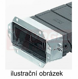 FL 36125 řetězové zakončení, příruba, vnitřní š=125mm, pro řetěz MP 36G, pozink. (MR-0360125054)