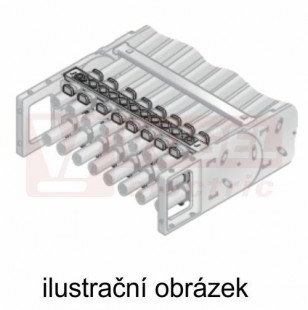 RS 125-3/ZL rámová přepážka, vnitřní š=125mm, plast, pro řetěz MP 25,  MP 30 s odlehčením v tahu (MR-030112500010)