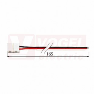 Připojovací konektor jednobarevných LED pásků šíře 10 mm, 2 piny (112.003.21.2)
