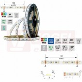 LED pásek SMD5050 RGB + WW, 60LED/m, 19,2W/m, 890lm/m, IP20, DC 24V, 12mm, 5m (128.635.60.0)