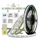 LED pásek SMD2835 CW, 120LED/m, 14W/m, 1212lm/m, IP54, DC 12V, 10mm, 5m (121.360.60.0)