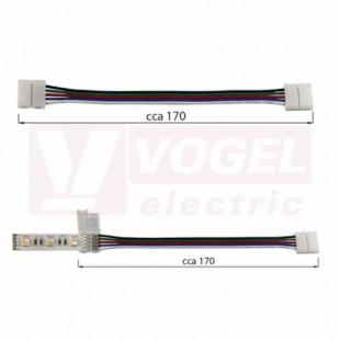 Flexibilní spojka RGBW LED pásků šíře 12 mm, 5 pinů (112.002.21.6)