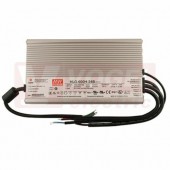 Zdroj napájecí 230V/24VDC 25A (600W) IP67, řízení stmívání 1-10V a PWM, hliníkové provedení, záruka 2 roky, švh 280x144x49mmmm, vývody délka 300mm  (732.222.58.1)