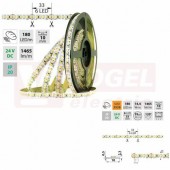 LED pásek SMD3528B, 180LED/m, 14,4W/m, 1465lm/m, IP20, DC 24V, 10mm, 5m, potraviny - pečivo (125.001.60.0)