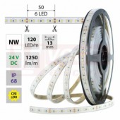 LED pásek SMD2835 NW, 120LED/m, 14W/m, 1250lm/m, IP68, DC 24V, 13mm, 5m (126.817.60.0)