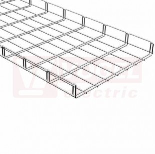 Žlab drátěný 400x 50 MERKUR 2 400/50 "A2" nerez AISI 304L - vzdálenost podpěr cca 1,4m (ARK - 231174)