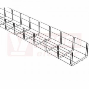 Žlab drátěný 150x100 MERKUR 2 150/100 "A2" nerez AISI 304L, vč. pasivace - vzdálenost podpěr cca 1,7 m (ARK - 231224)