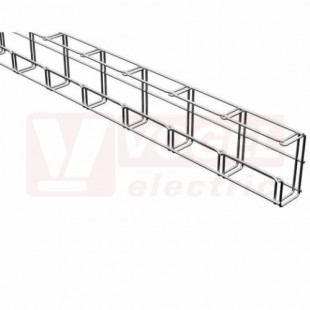 Žlab drátěný  50x100 MERKUR 2 50/100-G "A2" nerez AISI 304L, vč. pasivace - vzdálenost podpěr cca 2,0 m (ARK - 231314)