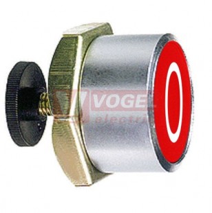 XB5AL84101 Ovládač s nástavcem, s přesahem, resetové tlačítko, 22mm, symbol "O", červené