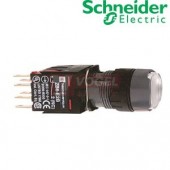 XB6AF1B5B Ovládač stiskací prosvětlený lícující s aretací, 1 Z + 1 V - bílý, LED 12…..24V