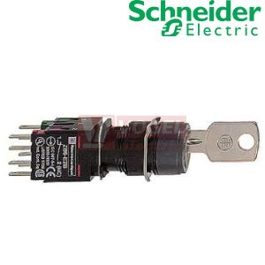 XB6AGC5B Ovládač otočný a Ovládač se zámkem - 2 polohy, 1 Z + 1 V - klíč