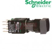 XB6CA25B Ovládač stiskací, lícující s návratem, 1 Z + 1 V - černý