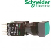 XB6DA35B Ovládač stiskací, lícující s návratem, 1 Z + 1 V - zelený