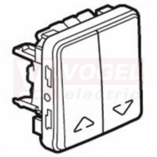 69629 PLEXO IP55 Tlačítkový ovladač žaluzií, 10A/250V, IP55, IK07, barva béžová