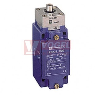 XCKJ561 Polohový spínač Universal, kovový, čep kovový, 1Z+1V, závisle spínající, vypnutí před zapnutím, kabel.vstup 1x PG13,5, IP67