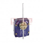 XCRB11 Spínač polohový kovový - dopravní zařízení, kovová tyčka, hranol 6x6mm, spíná 55° v každém směru, kontakty 2x (1Z+1V) mžikové, jeden kontakt funguje pro jednotlivý směr