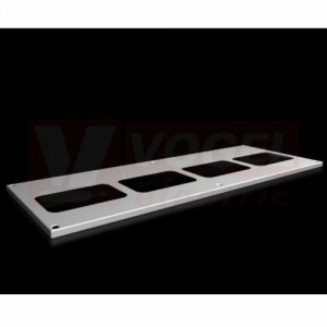 SV9681.514 střešní plech 1100x400mm, pro příruby 4ks, ocelový plech 1,5mm, RAL 7035