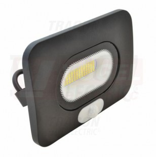 Svítidlo LED reflektorové  10W RSMDLM10 LED se snímačem pohybu, dosah 3-10m, 4000K, IP65, 750lm, úhel svít. 110°, 220-240VAC, švh 105x75x55mm, živ. 25000 h