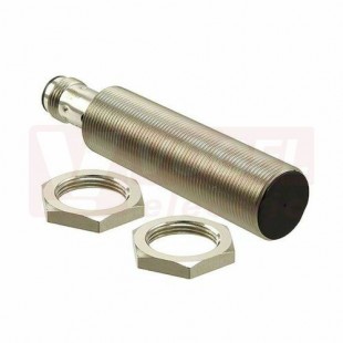 E2B-M18LS08-M1-B1 snímač indukční M18, mosaz, Sn=8mm, PNP/NO, stíněný, konektor M12/3pin, délka těla 61/81mm