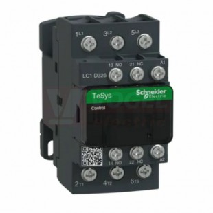 LC1D326B7    Stykač 3P 32A AC-3, 24V AC, pom.kont. 1"Z"+1"V", šroubové svorky