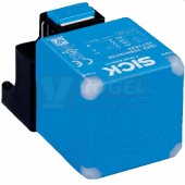 IQ40-40NPPKC0K Indukční snímač IQG 40x40x66mm, 10-30VDC, Sn=40mm, PNP, nestíněný, spínací frekvence 100Hz, 4-drát, konektor M12/4pin, plast PA66, IP67/68/69K (1071552)