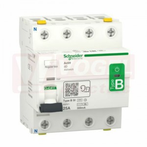 Chránič 3P+N  25A 300mA, typ B-SI, (A9Z64425) ID Acti9