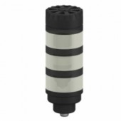TL50GRYAQ světelný sloup TL50, barva ZE, RU, ŽL + akus.signalizace, 18-30V DC, 24V AC, mont.závit M30x1,5mm, rozměr pr.50xv 200,8mm, IP50, připojení M12/5pin (3010320)