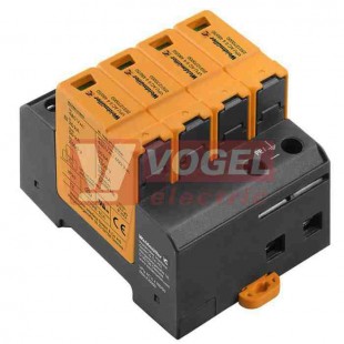 VPU AC II 4 480/50 přepěťová ochrana typ 1+3 (L1-L2-L3-N/PE), I imp 20kA/50kA (8/20µs), Uc 480V, bez dálk.signalizace (2591270000)