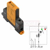 VPU AC I 1 R 300/12,5 přepěťová ochrana typ 1+2 (L1/PE(N)), I imp 12,5kA (10/350µs), 20kA/50kA (8/20μs), Uc 300V, s dálk.signalizací (2591390000)