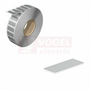 ESG-FO 8/20 MM SI štítek MultiMark pro potisk, v/š 8x20mm, stříbrný, PE pěna s akrylovým lepidlem, Polyester, (cívka)  (2620970000)