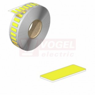 ESG-FO 6/15 MM GE štítek MultiMark pro potisk, v/š 6x15mm, žlutý, PE pěna s akrylovým lepidlem, Polyester, (cívka)  (2620990000)