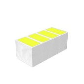 CC-FO 30/60 MM GE Multimark, značení přístrojů ClipCard, štítek š/v 60x30mm, žlutý, popis.pole 30x60mm, samolepící, materiál Polyester (2621290000)