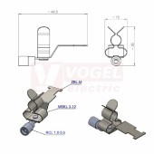 RCLZ-M 1,0-2,5mm²/MSKL 3-12 stínicí spona s dutinkou a odlehčením (36302.2)