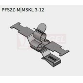 PFSZ-M/MSKL 3-12 stínící spona s dvojitou patkou na sběrný pásek, rozměr 59x15x29,1mm (37630.150)
