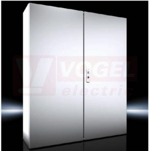 AX1019.000 Kompaktní skříň AX, ŠxVxH: 1000x1200x300 mm, nerez 1.4301, s MD, dvoudvéřová, 3-bodový uzavírací systém