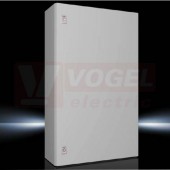 AX1090.000 Kompaktní skříň AX, ŠxVxH: 600x1000x250 mm, ocelový plech, s MD, jednodvéřová, 2 otočné uzávěry, IP66