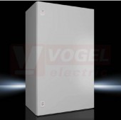 AX1091.000 Kompaktní skříň AX, ŠxVxH: 600x1000x400 mm, ocelový plech, s MD, jednodvéřová, 2 otočné uzávěry, IP66